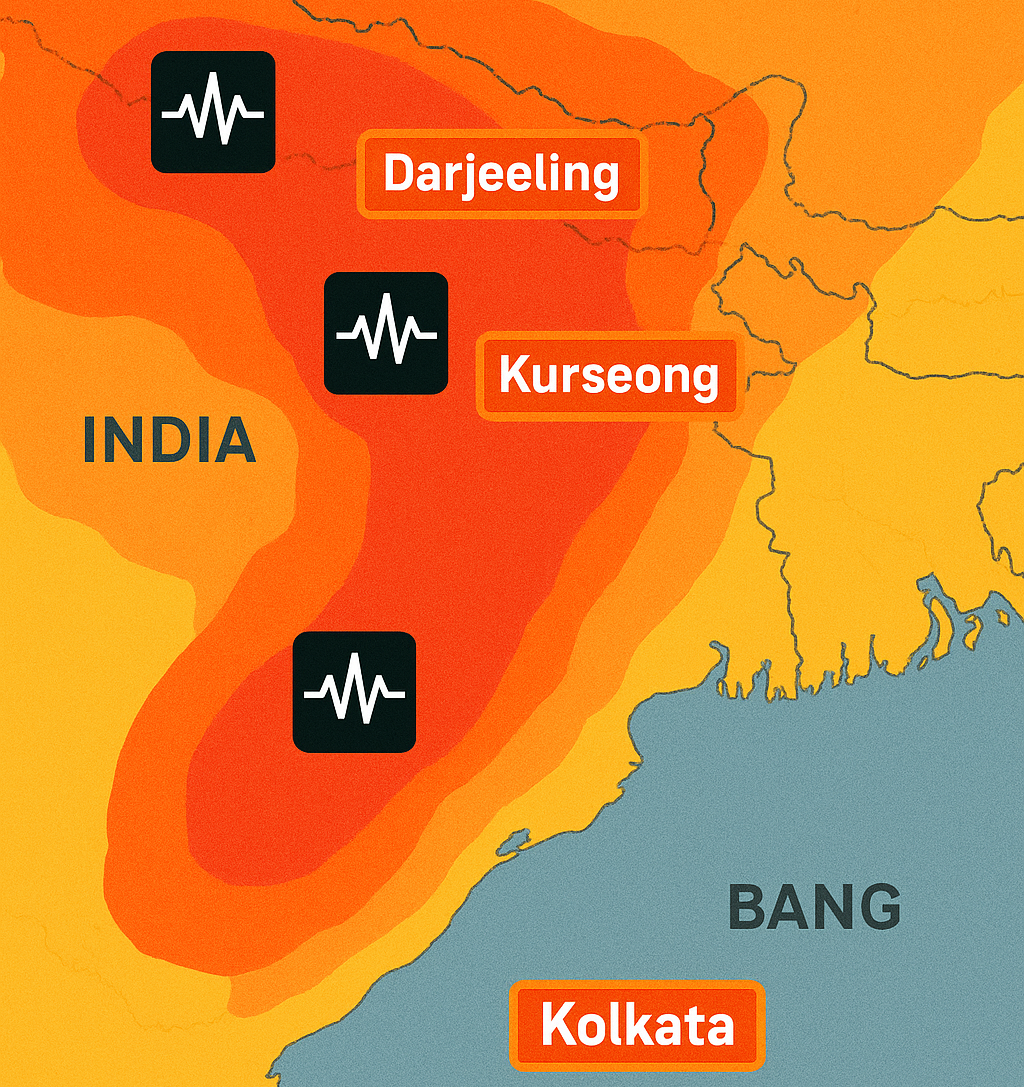 HILL STATIONS ON ALERT: EXPERTS WARN OF HEIGHTENED SEISMIC RISK IN DARJEELING, KURSEONG — EVEN KOLKATA NOT SPARED