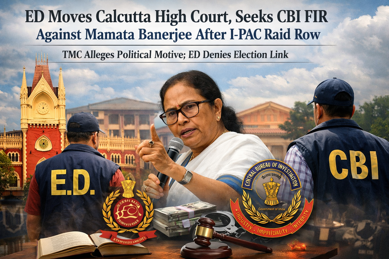 ED Moves Calcutta High Court Seeking CBI FIR Against CM Mamata Banerjee After I-PAC Raid Row