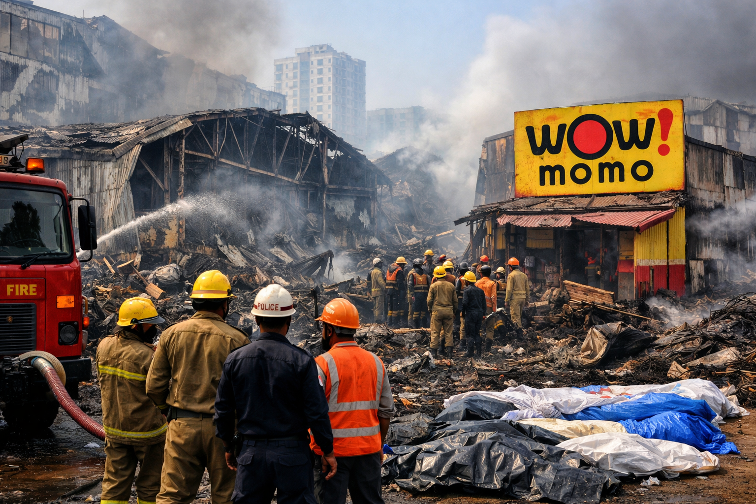 Kolkata’s Wow! Momo Warehouse Fire Death Toll Rises to 21; 28 Still Missing