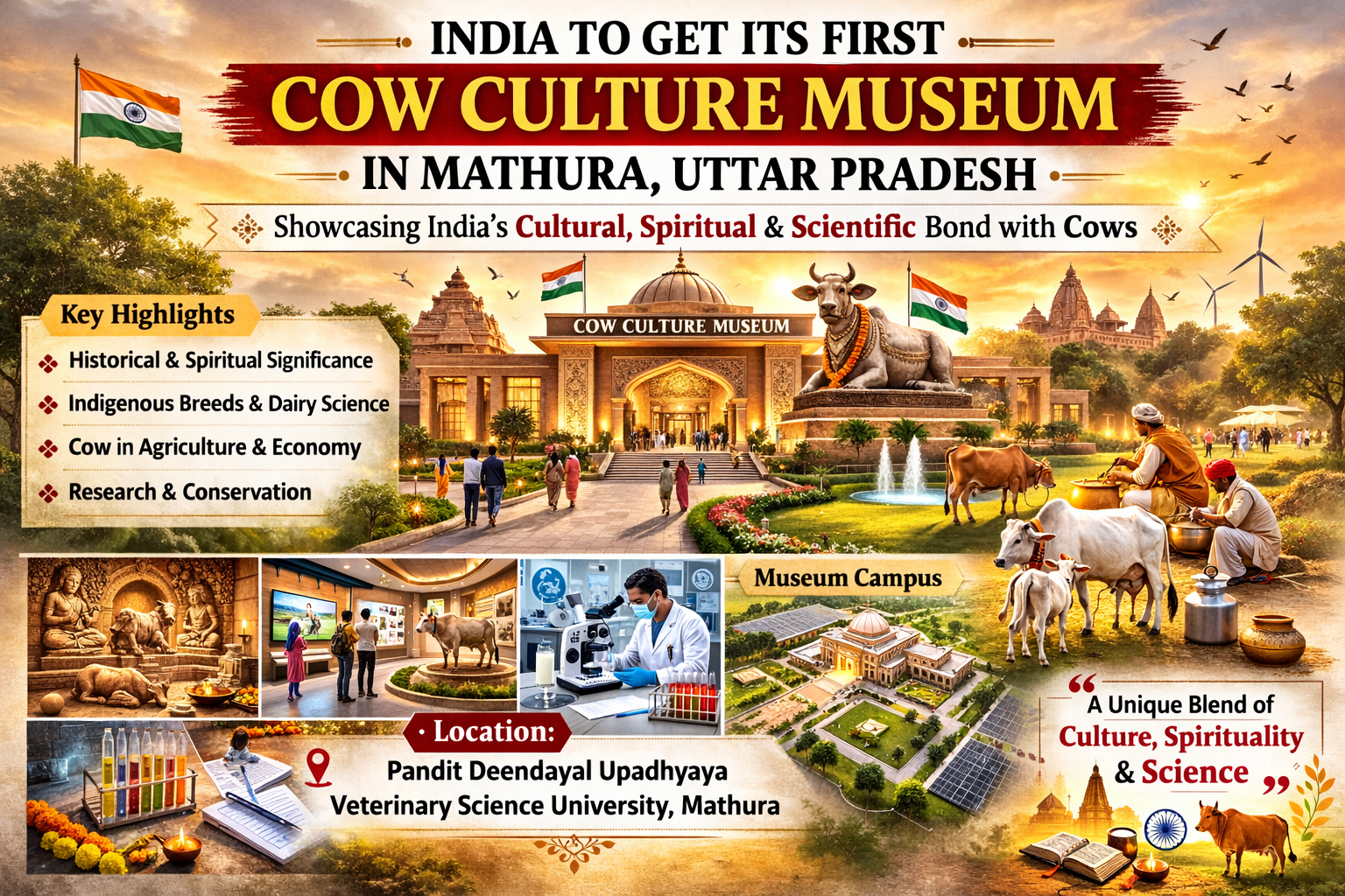 India to Get Its First Cow Culture Museum in Mathura, Uttar Pradesh