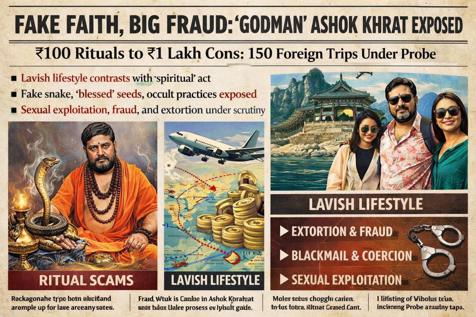 FAKE FAITH, BIG FRAUD: ‘GODMAN’ ASHOK KHARAT EXPOSED