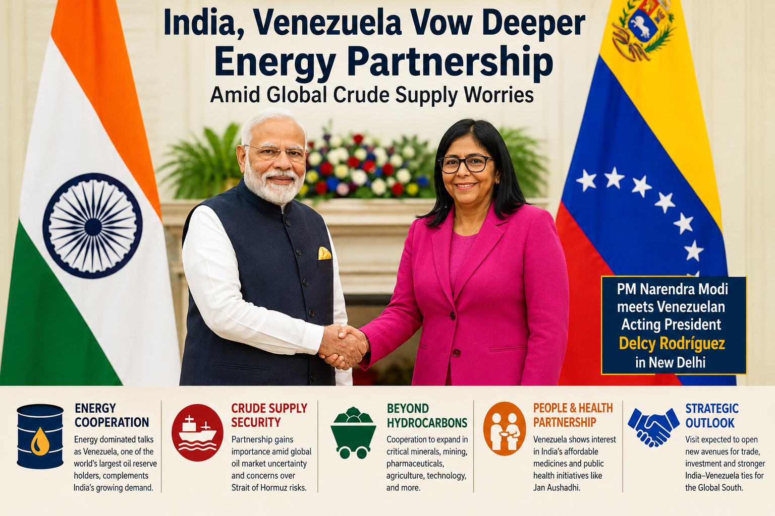 India, Venezuela Deepen Energy Cooperation Amid Global Supply Concerns